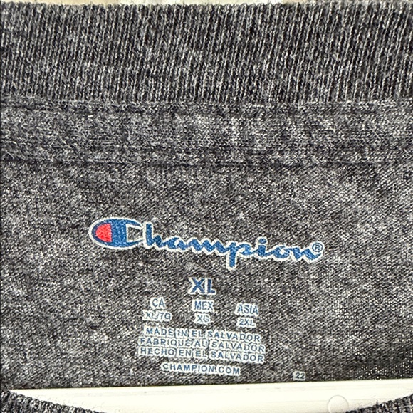 Champion Gray RPI Football Tee - Picture 2 of 2